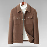 Casual Menswear Warm Fleece Lined Coat